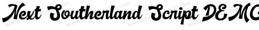Next Southerland Script DEMO Regula字体转换